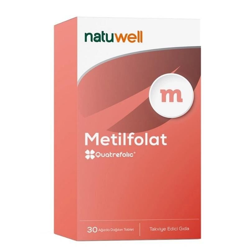 Natuwell Methylfolate ODT Quick-Dissolve Supplement 30 Tablets