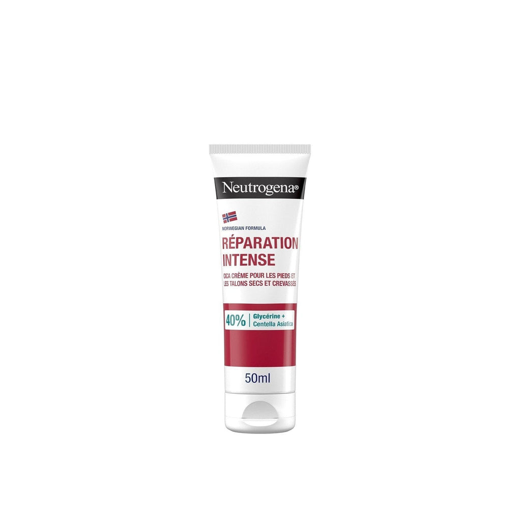 Neutrogena Foot Care Cream for Cracked Heels - 50ml, Intensely Moisturizing & Repairing Cream for Dry Heels