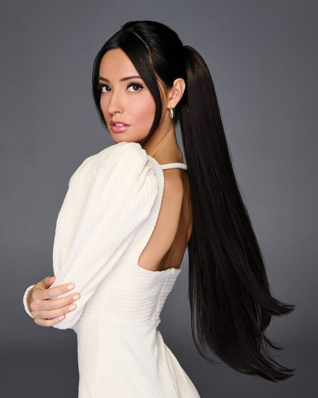 Hairdo 27" Straight Cinched Pony Ponytail Hairpiece R1 Black New With Tags