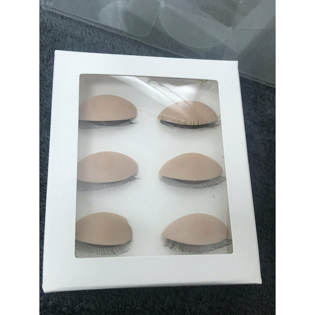 Eyelash Practice Mannequin with 3 Sets of Removable Eyes
