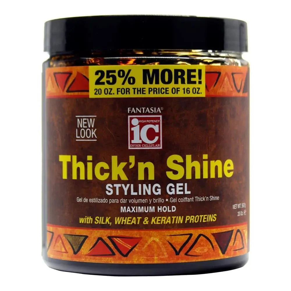 Fantasia IC Thick 'N Shine Styling Gel, 20 oz