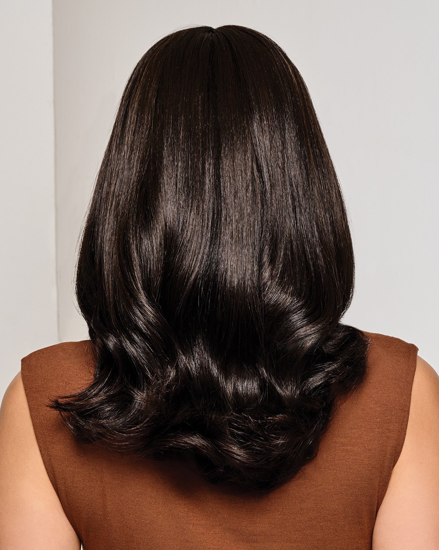 Raquel Welch On Key 16" Hair Topper R3HH Dark Brown Top Piece