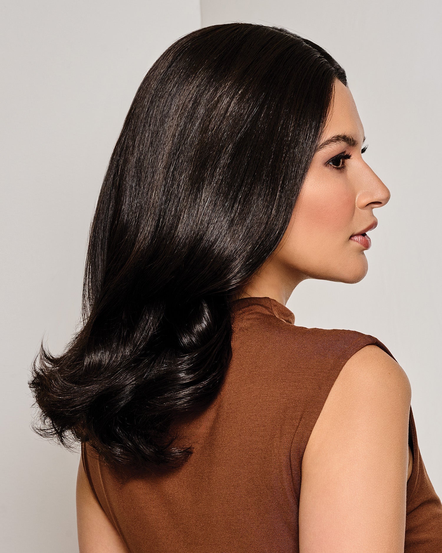 Raquel Welch On Key 16" Hair Topper R3HH Dark Brown Top Piece