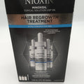Nioxin Minoxidil Topical Solution USP 5% Hair Regrowth Treatment Extra Strength for Men 3 x 2.0 oz (3 Month Supply)