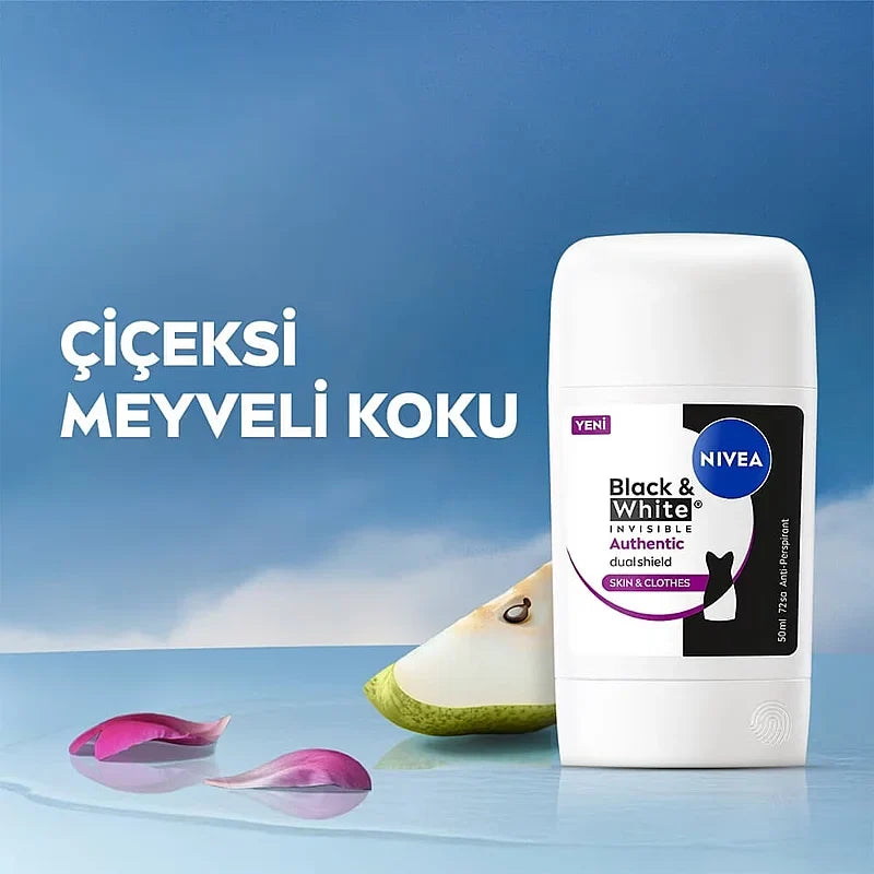 Nivea Black & White Invisible Deodorant Stick 50 ml