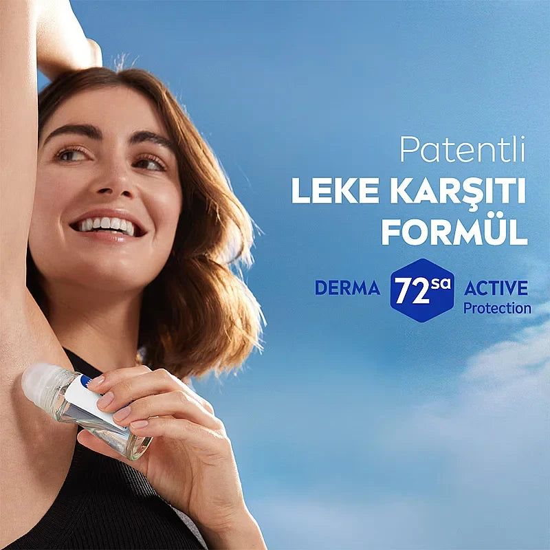 Nivea Black & White Authentic Deodorant Roll-On 50ml