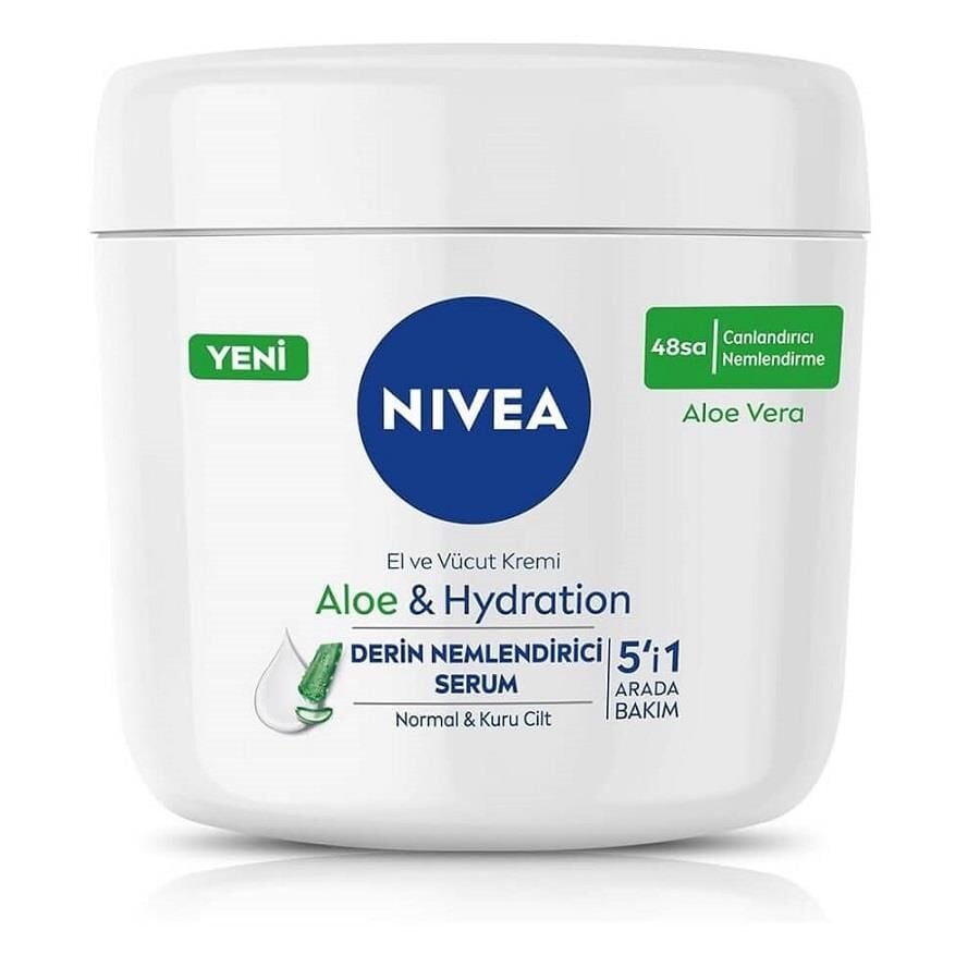 Nivea Aloe Vera Hand & Body Cream Soothing Moisture 400 ml