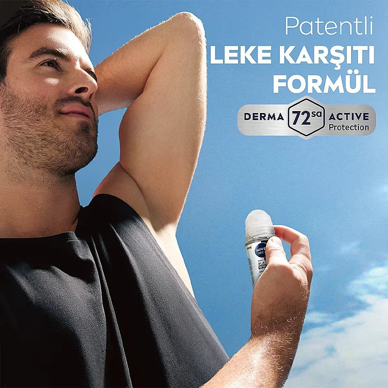 Nivea Men Black & White Epic Night Roll-On Deodorant 50ml