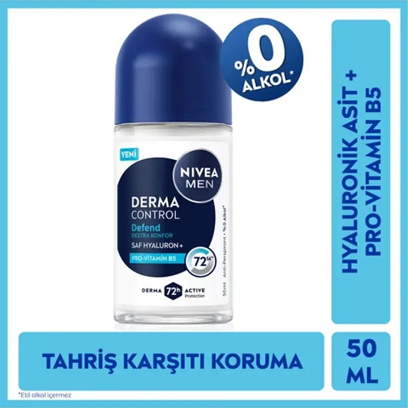 Nivea Men Derma Control Defend Roll-On Deodorant 50ml