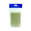 Claris Wooden Nail Pushers - Pack of 50, Disposable Cuticle Care for Home & Professional Nail Care
