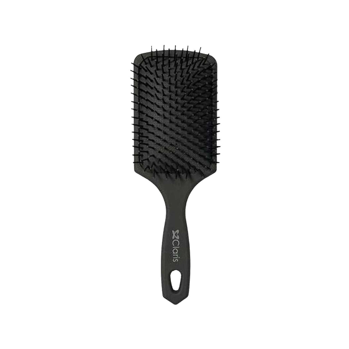 Claris Cosmetic Carbon Plastic Detangling Hair Brush C-20413 - Carbon Hair Brush for Detangling & Styling