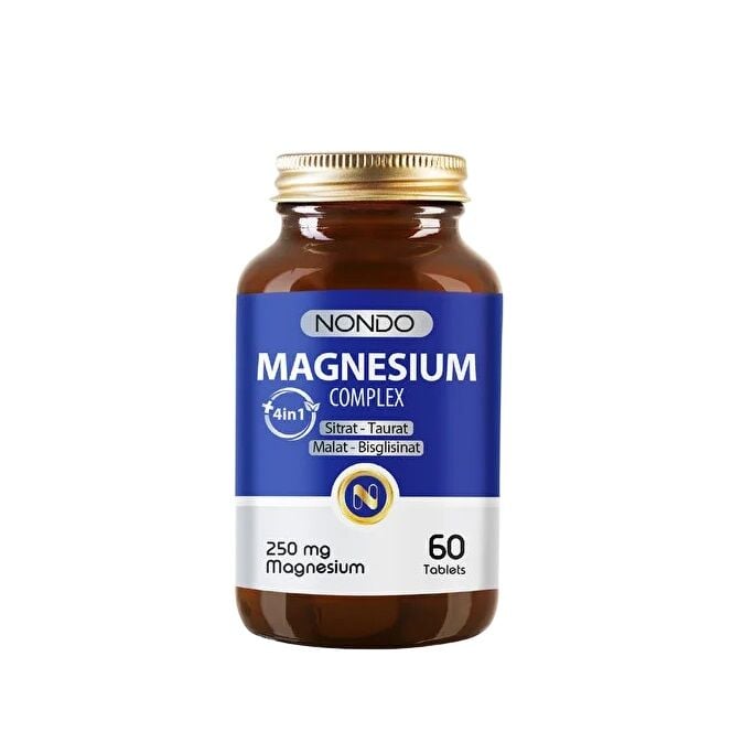 Nondo Vitamins Magnesium Complex Daily Support 60 Tablets