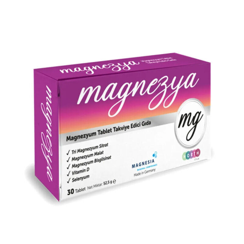 North Line Magnesium Complex with Vitamin D & B6 30 Tablets