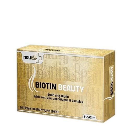 Nouplus Biotin Beauty 5000 MCG Supplement 30 Tablets