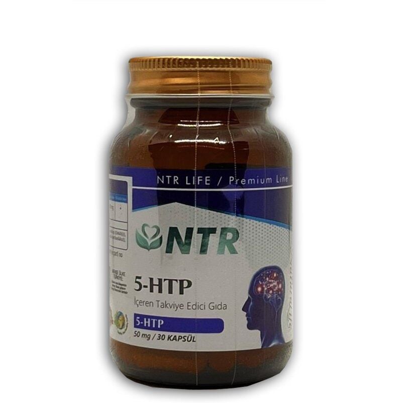 Natura Life NTR 5-HTP 50 mg Dietary Supplement 30 Capsules