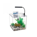 Nubios Desktop Plastic Cube Aquarium Set for Beginners 13.5 L
