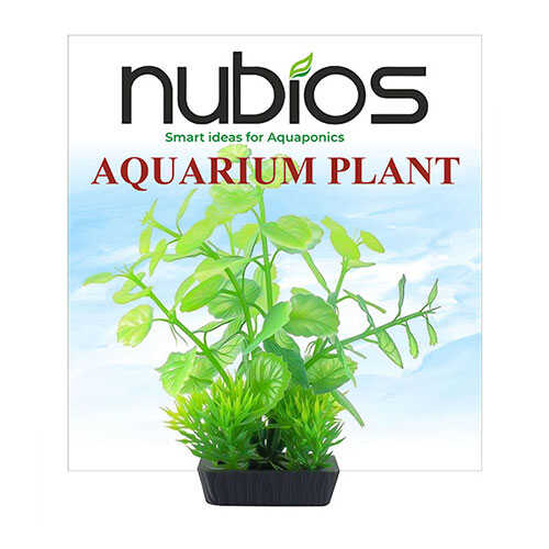 Nubios Plastic Aquarium Plant with Square Base 10 cm