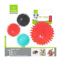 Nunbell Spiky Squeaker Ball Dog Toy Small