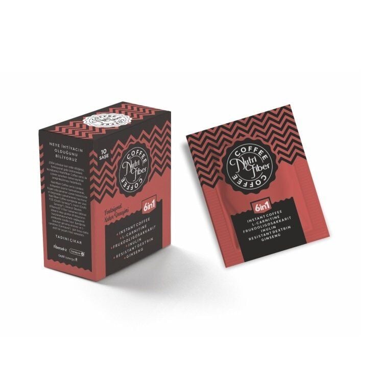 Anti Naturel Nutri Fiber Coffee 6in1 Functional Blend 10 Sachets