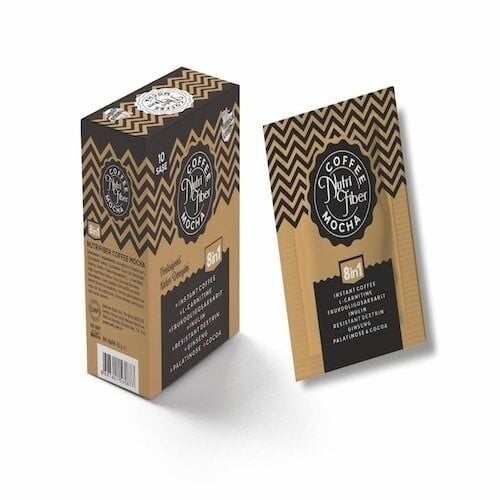 Anti Naturel Nutri Fiber Coffee Mocha 8in1 Functional Drink 10 Sachets