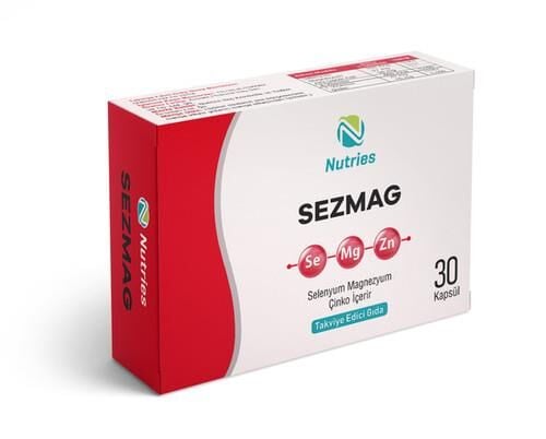 Nutries Sezmag Selenium & Magnesium Supplement 30 Capsules