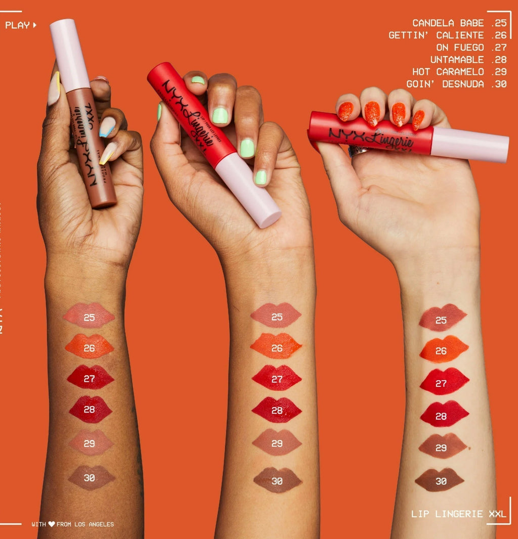 NYX Professional Makeup Lingerie XXL Liquid Lipstick, Goin Desnuda