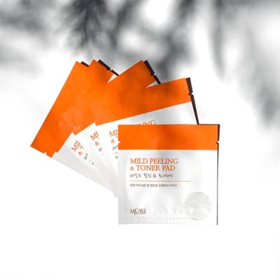 MjCare Mild Peeling Toner Pad for Gentle Exfoliation and Sensitive Skin Care - 10 Count