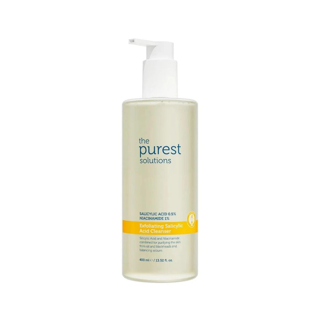 The Purest Solutions Salicylic Acid Cleansing Gel for Oily Skin - 400ml Acne Treatment & Purifying Cleanser
