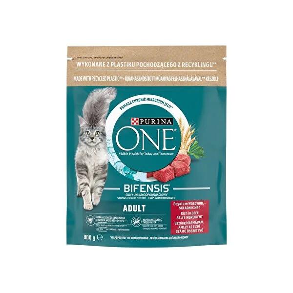 Purina One Beef Adult Dry Cat Food: High Digestibility & Urinary Health - 1.76 lbs Bag