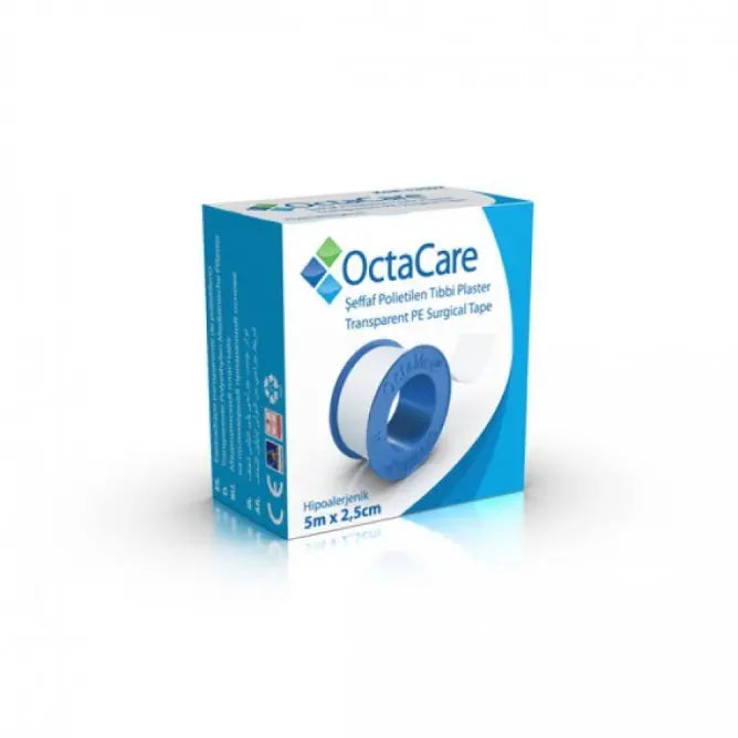 Octamed Octacare Transparent Medical Tape for Sensitive Skin 5m