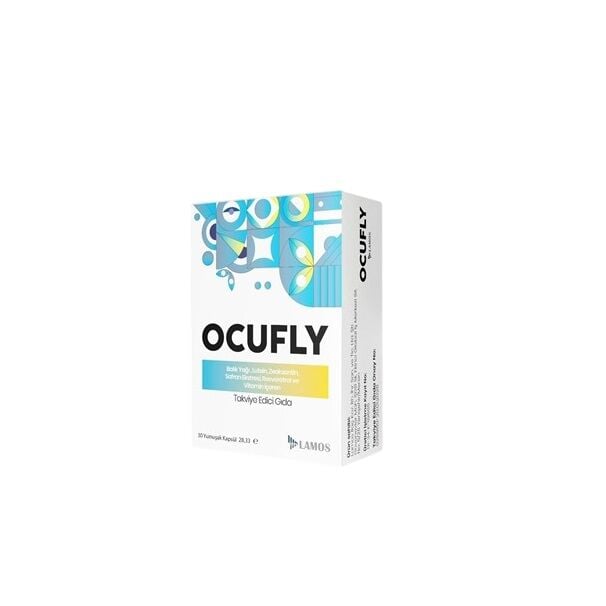 Lamos Health Ocufly Fish Oil with Omega 3 & Lutein 30 Capsules
