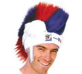 France World Cup Soccer Mohawk Wig – Official FIFA Licensed Retro Fan Gear