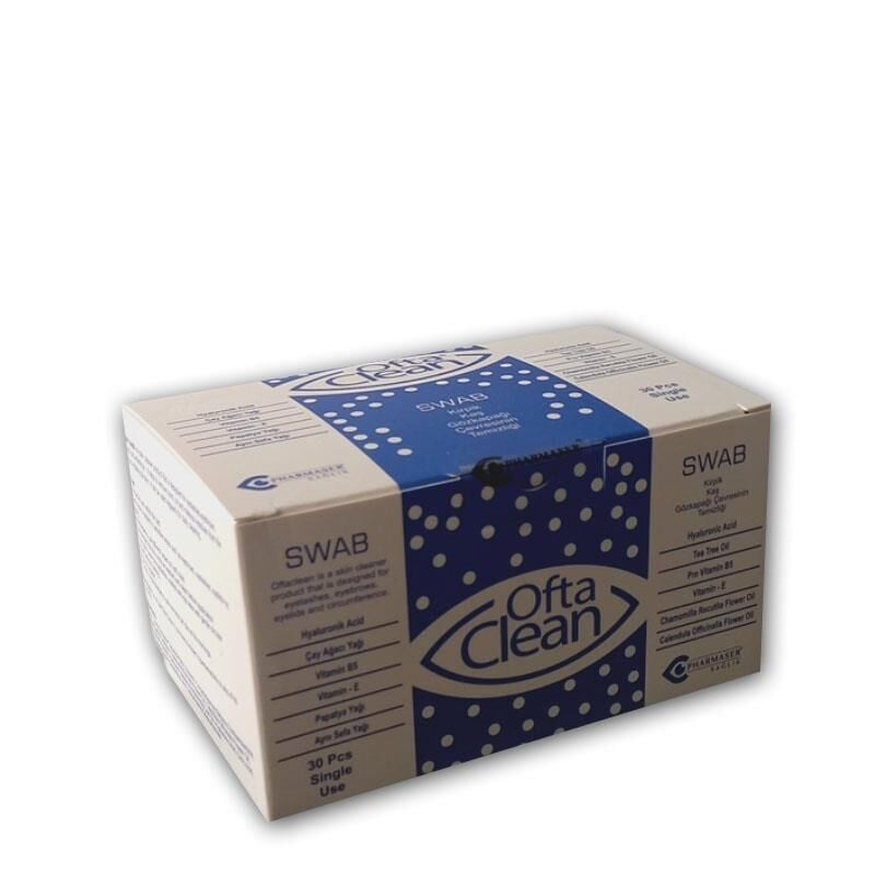 Pharmaser Oftaclean Eyelid Cleansing Wipes for Sensitive Eyes 30ct