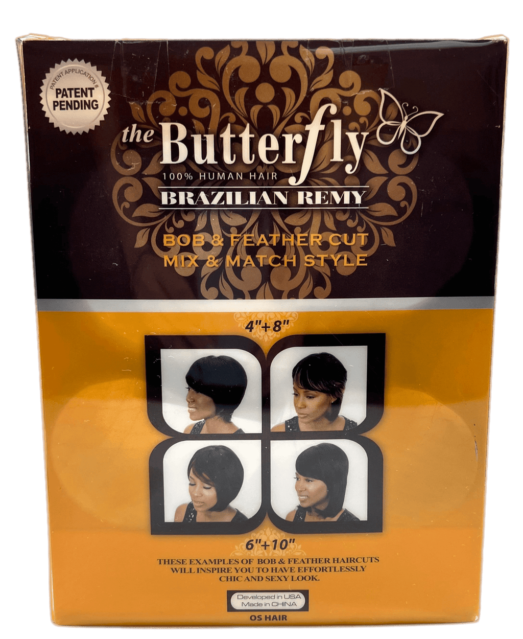 Oh! Yes 100% Human Hair - The Butterfly Wrap 4"/8" + Free Closure