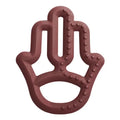 OiOi Mother's Hand Silicone Teether Velvet Rose