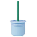 OiOi Silicone Training Cup & Snack Set in Blue & Green