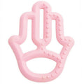 Oioi Silicone Teether Mom's Hand Pink for 3+ Months