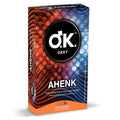 Okey Ahenk Textured Condoms with Warming Effect 12 Count
