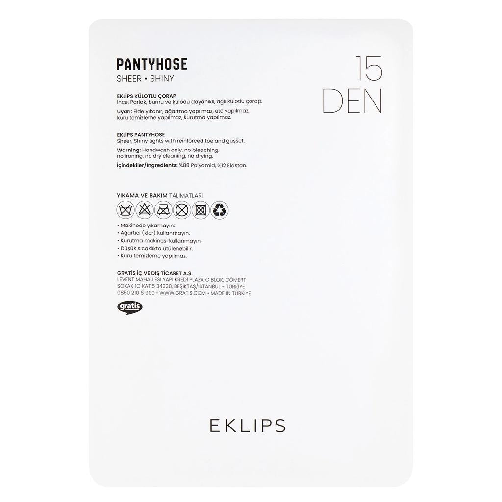 Eklips Plum Pantyhose Soft & Stretchy Tights Size L