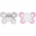 Chicco Physio Comfort Silicone Baby Pacifier 2-Pack: Orthodontic Soother for Newborns & Infants (0-6 Months) - Baby Essentials for Comfort