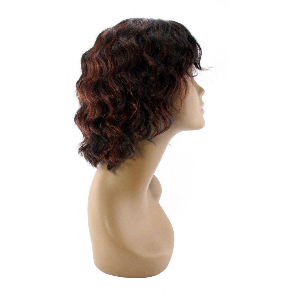 Unique 100% Human Hair Full Wig Style A New With Tags