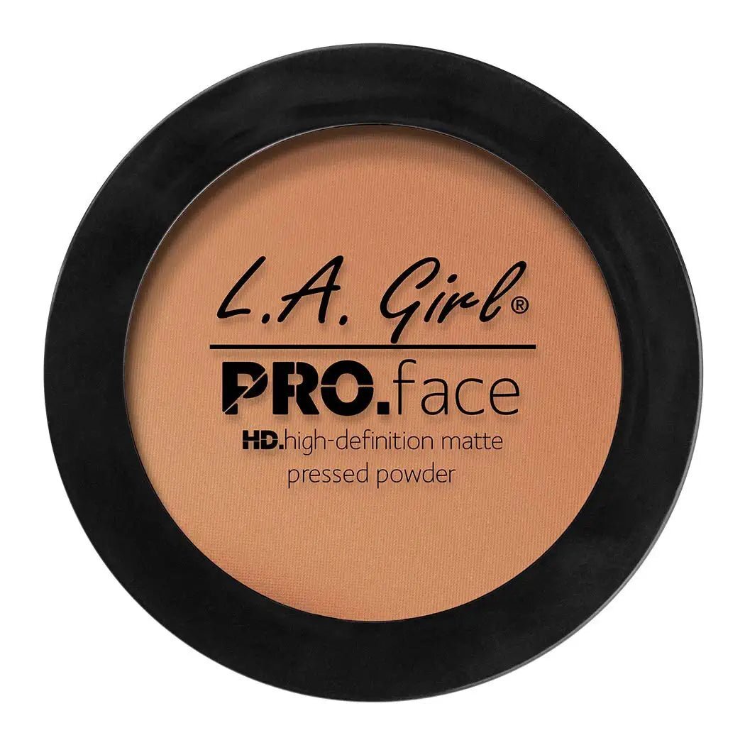 L.A. Girl Pro Face HD Matte Pressed Powder, Warm Caramel