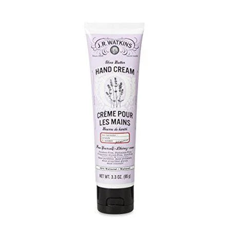 J.R. Watkins Natural Moisturizing Hand Cream Lavender 3.3 oz