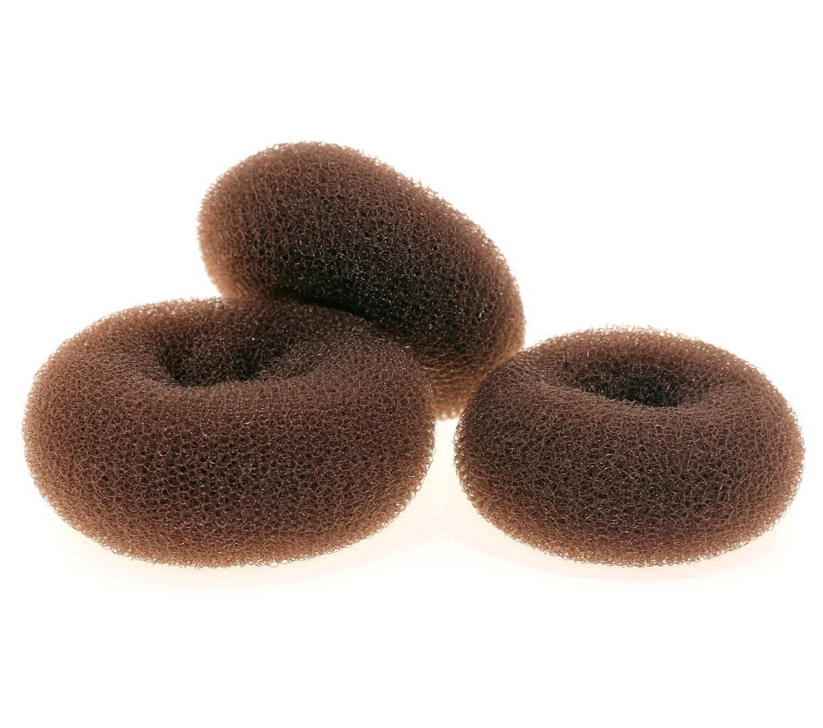 VIP Extensions Hair Bun Maker Donut, Large Beige