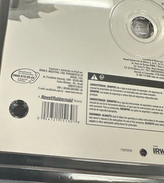 IRWIN 7-1/4-in 184 mm 24-Tooth Saw Blade