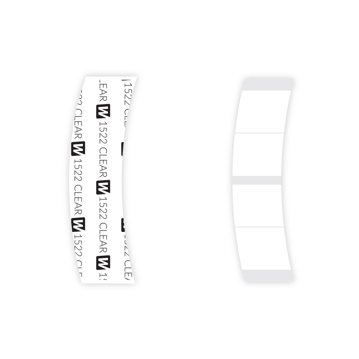 Walker Tape 1522 Clear Mini Tape Strips, 72 pc