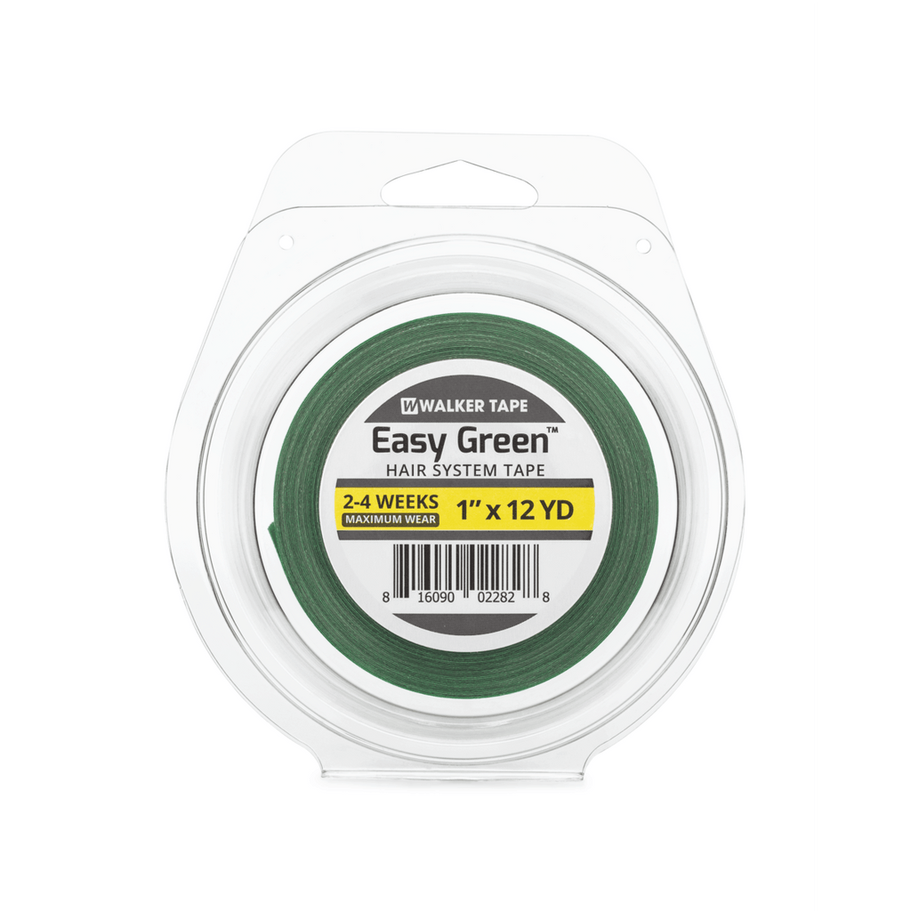 Walker Tape Easy Green Wig Tape Roll, 1/4 in x 6 yd