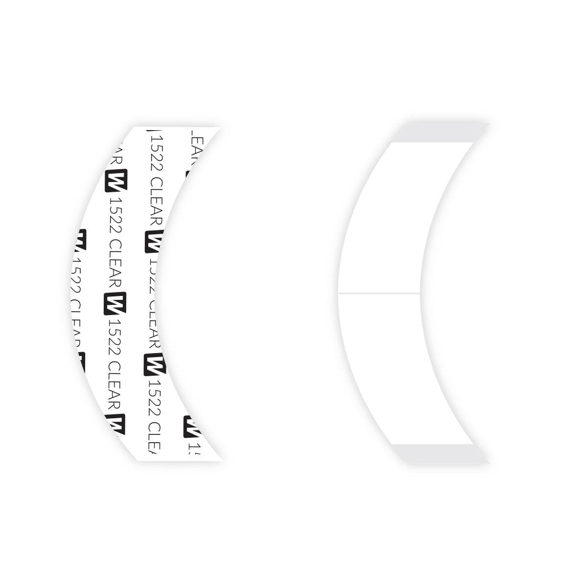 Walker Tape 1522 Clear CC Contour Strips, 36 pc