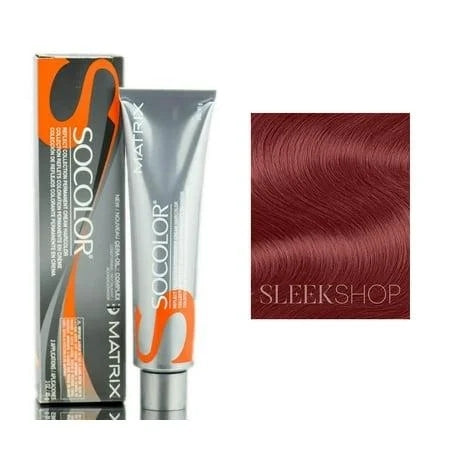 Matrix SoColor Reflect Permanent Hair Color 6RR+ Light Brown Red Red Plus – 3 oz