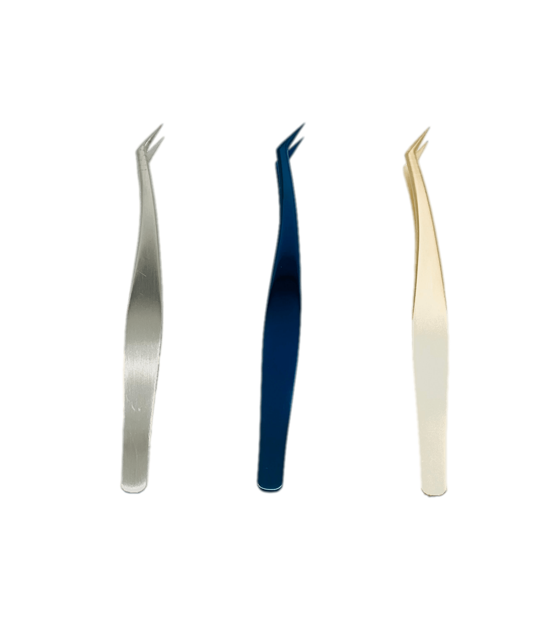 VIP Extensions Eyelash Tweezers FLE020, Blue